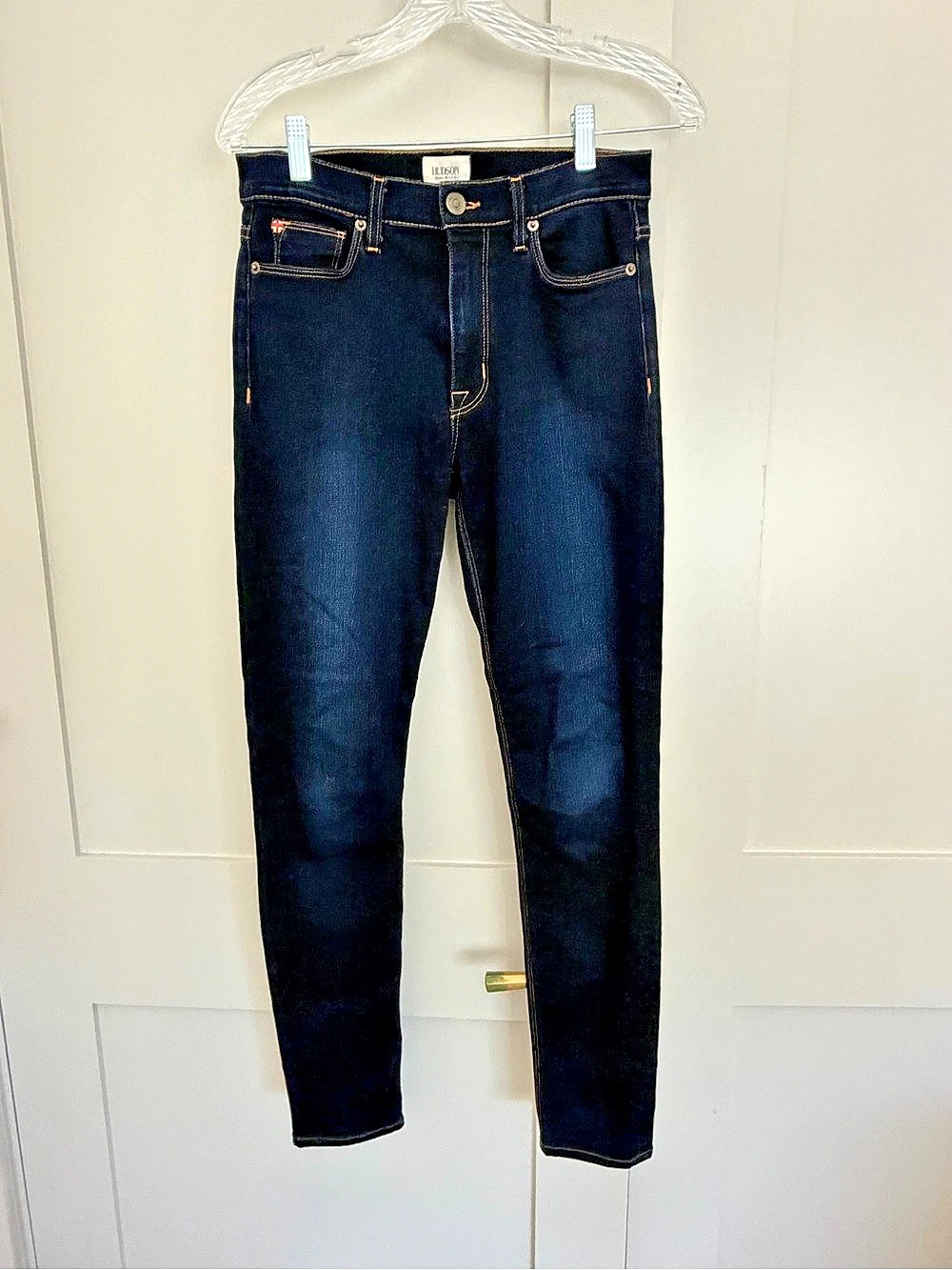 Hudson Barbara High Skinny Jeans in Blue Waist 27 Like New